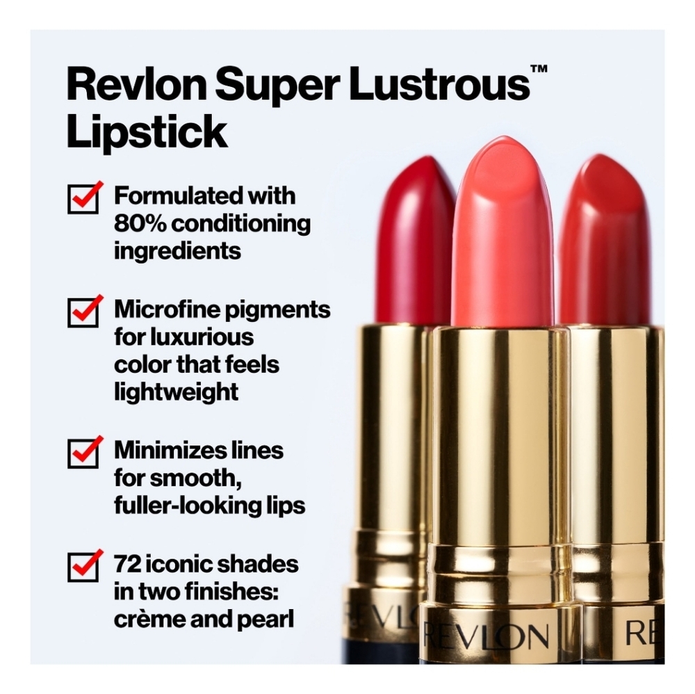 Revlon Super Lustrous Lipstick 657 Fuchsia Fusion Pearl x2 Lipsticks - Picture 10 of 10